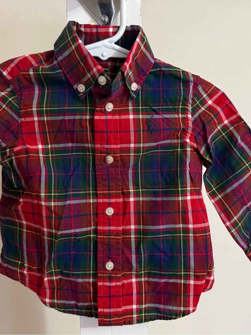 Ralph Lauren Plaid Button Down Shirt